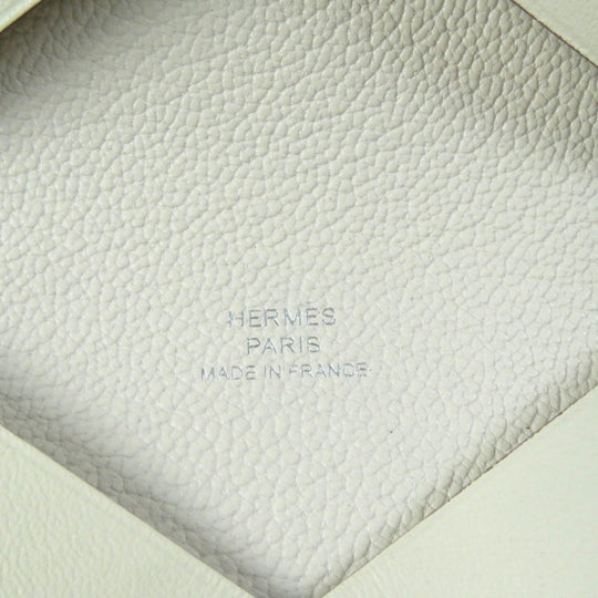 HERMES Card Case Main: Vaux Swift Nata Calvi Aviatris Women Used Authentic