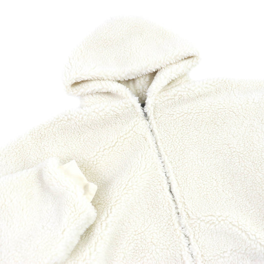 BALENCIAGA Blouson 768694 Main: 100% polyester, Part: 100% cotton Ivory mens 2 Used Authentic