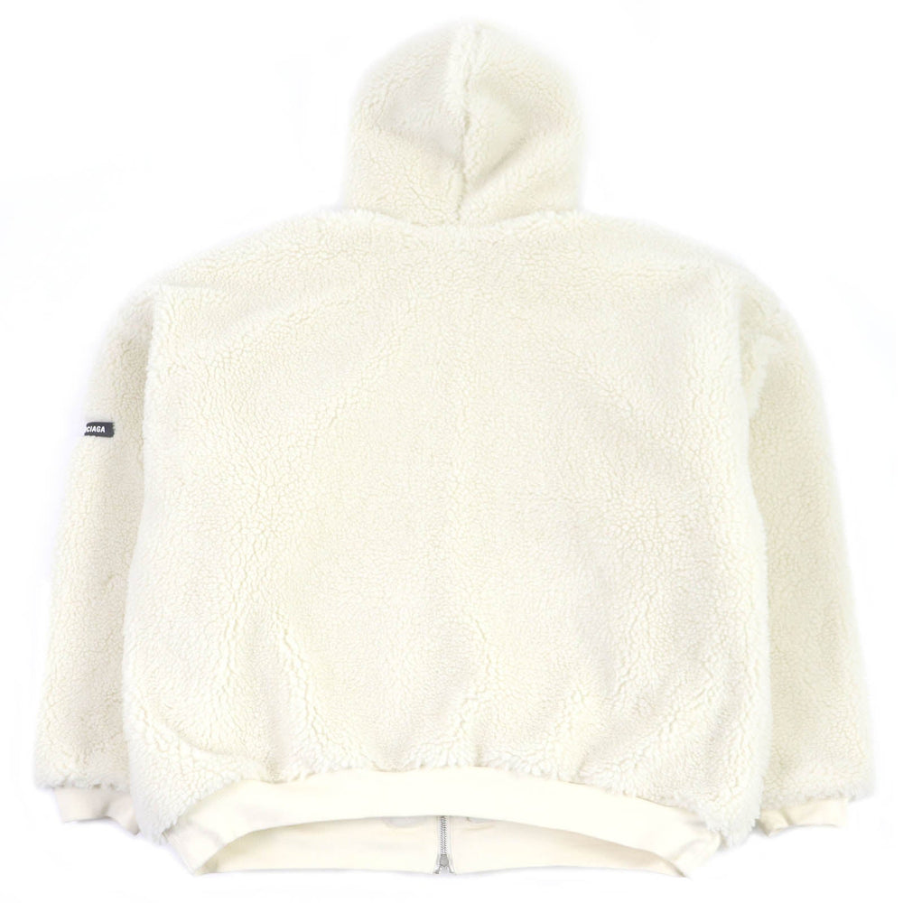 BALENCIAGA Blouson 768694 Main: 100% polyester, Part: 100% cotton Ivory mens 2 Used Authentic