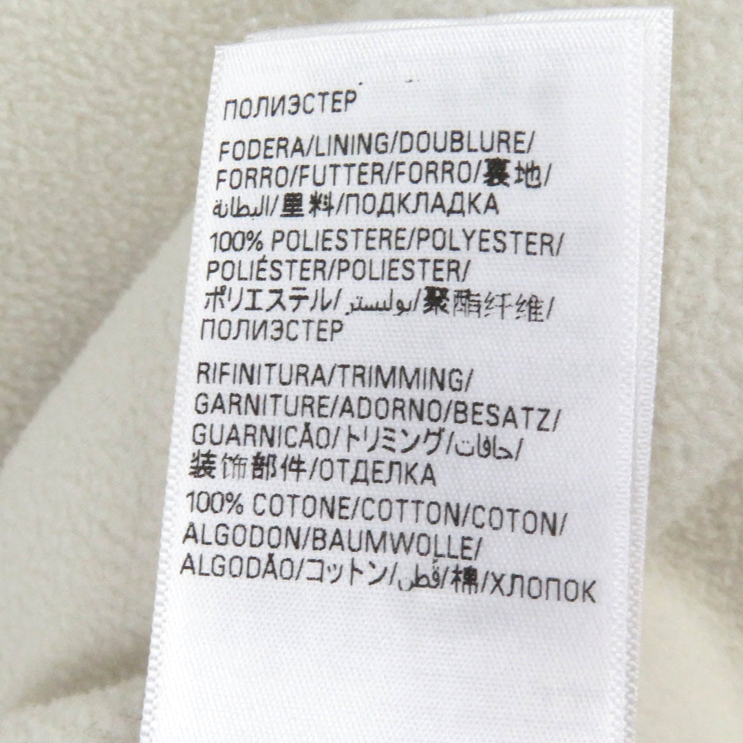 BALENCIAGA Blouson 768694 Main: 100% polyester, Part: 100% cotton Ivory mens 2 Used Authentic
