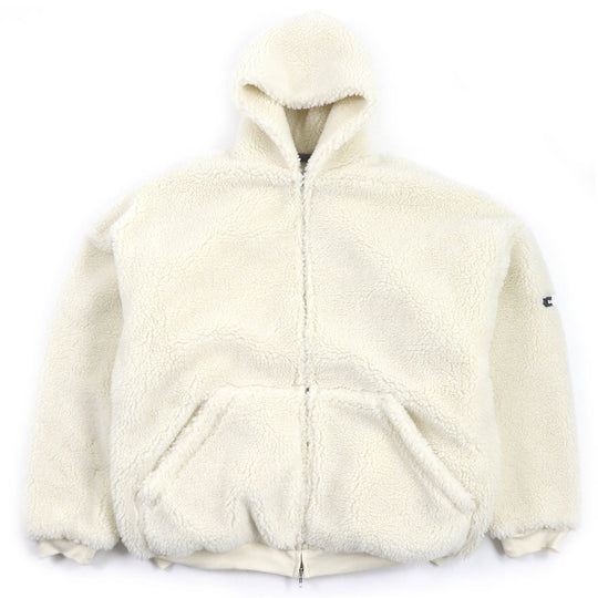 BALENCIAGA Blouson 768694 Main: 100% polyester, Part: 100% cotton Ivory mens 2 Used Authentic