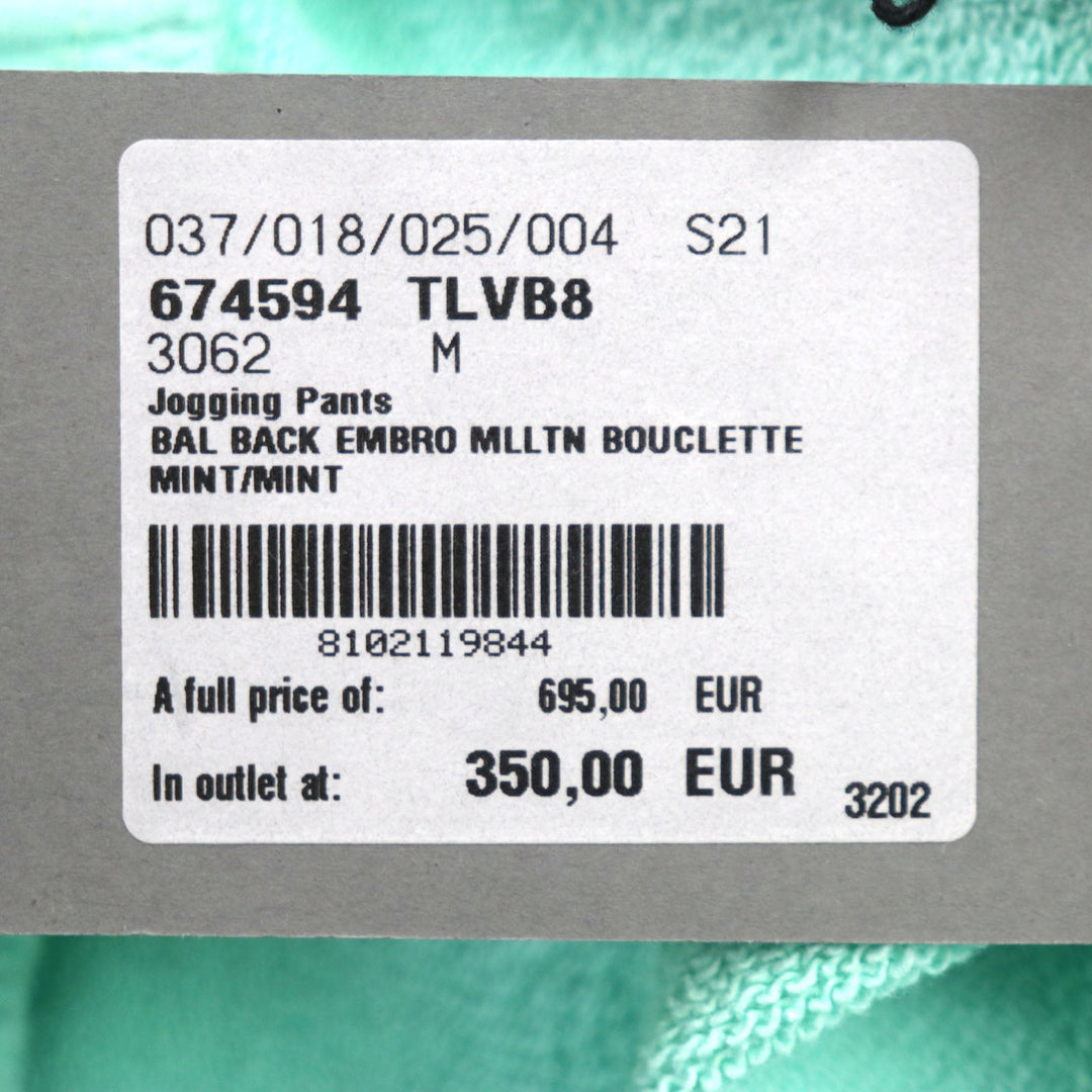 BALENCIAGA Pants 674594 Main: 100% cotton, Part: 100% polyester mint mens M Used Authentic