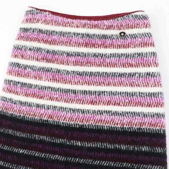 CHANEL skirt P75769 Main: 43% cashmere, Main: 17% virgin wool, Main: 17% silk, Main: 10% alpaca, Main: 7% polyamide Multi Women 34 Used Authentic