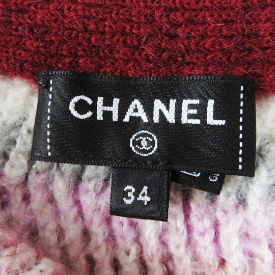 CHANEL skirt P75769 Main: 43% cashmere, Main: 17% virgin wool, Main: 17% silk, Main: 10% alpaca, Main: 7% polyamide Multi Women 34 Used Authentic
