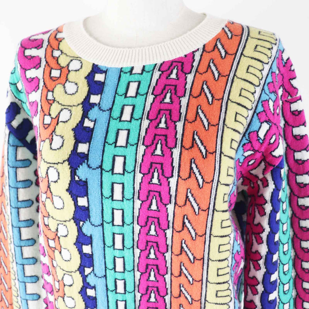 CHANEL knit P71599 Main: 100% cashmere, part: 99% cashmere, part: 1% elastane Multi Women 34 Used Authentic