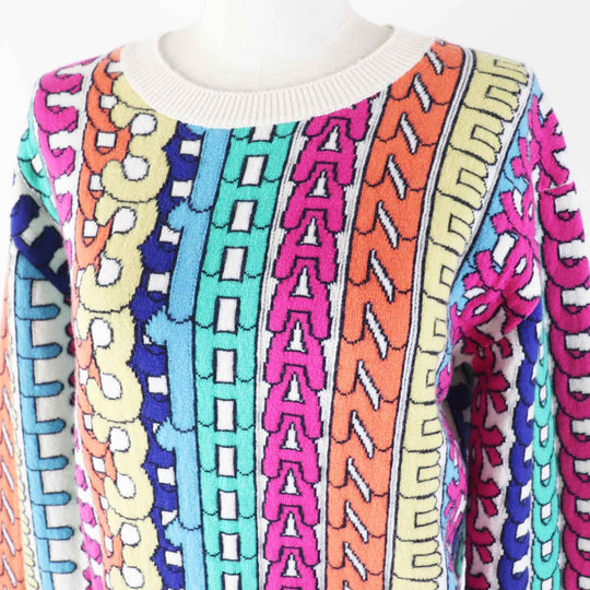 CHANEL knit P71599 Main: 100% cashmere, part: 99% cashmere, part: 1% elastane Multi Women 34 Used Authentic