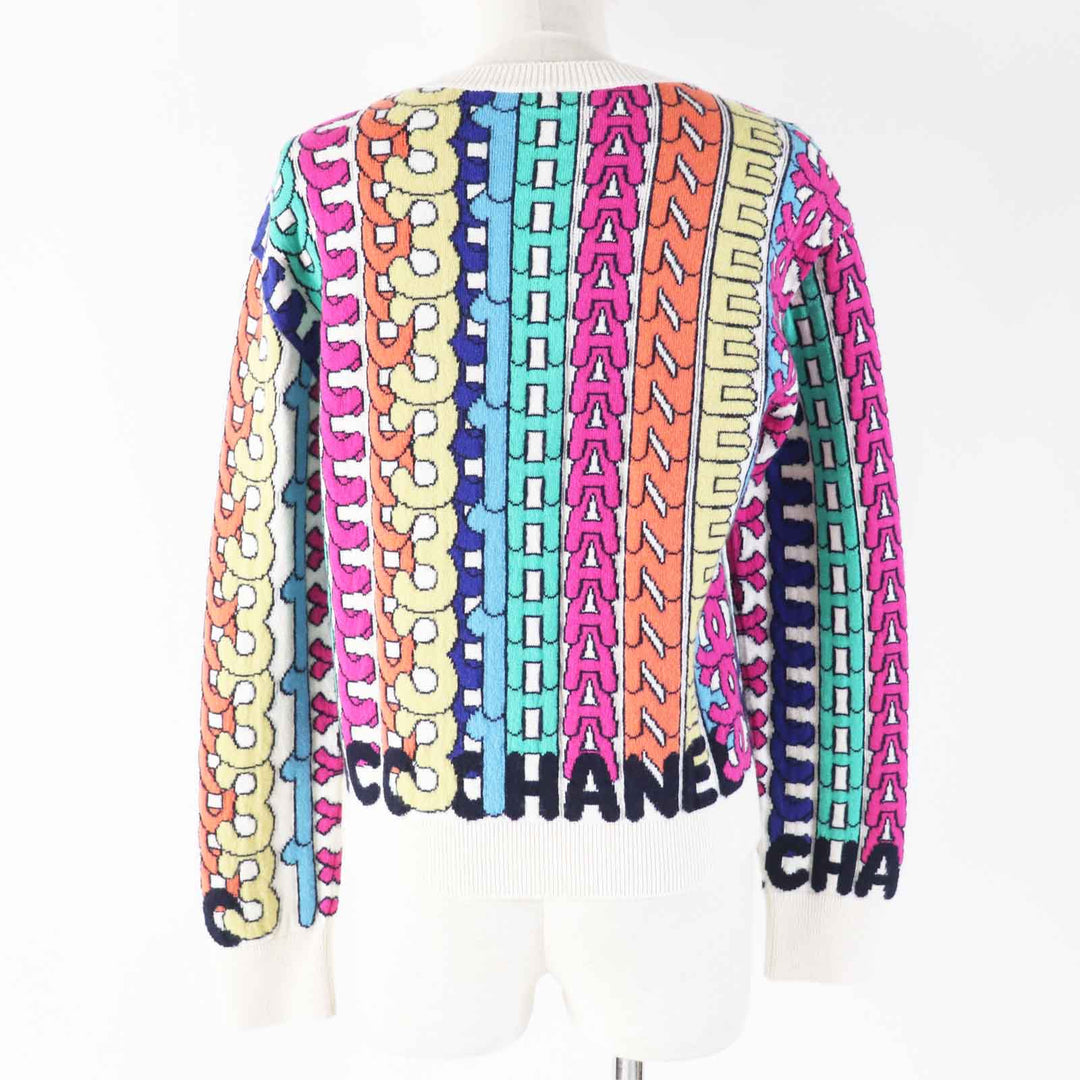 CHANEL knit P71599 Main: 100% cashmere, part: 99% cashmere, part: 1% elastane Multi Women 34 Used Authentic