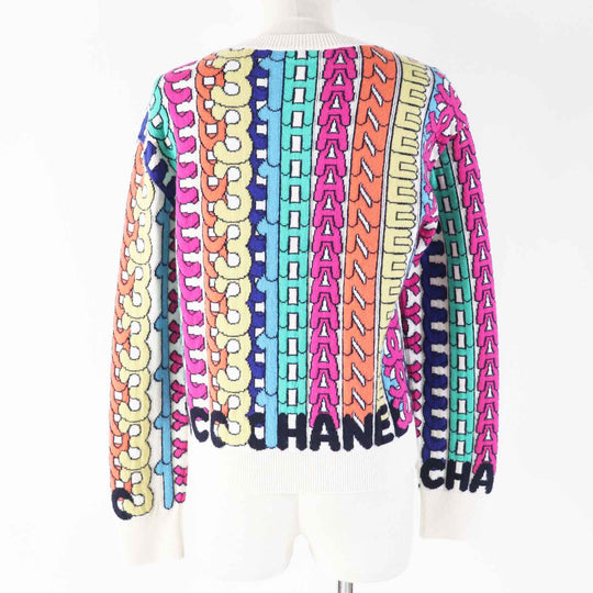 CHANEL knit P71599 Main: 100% cashmere, part: 99% cashmere, part: 1% elastane Multi Women 34 Used Authentic