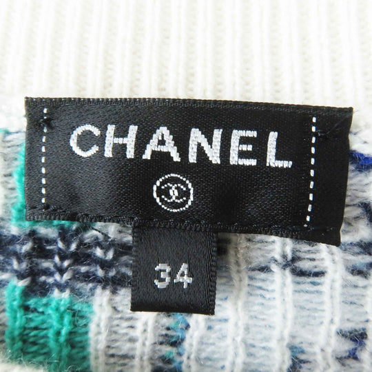 CHANEL knit P71599 Main: 100% cashmere, part: 99% cashmere, part: 1% elastane Multi Women 34 Used Authentic