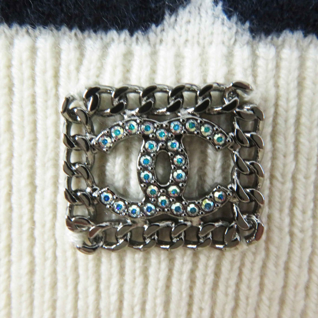 CHANEL knit P71599 Main: 100% cashmere, part: 99% cashmere, part: 1% elastane Multi Women 34 Used Authentic
