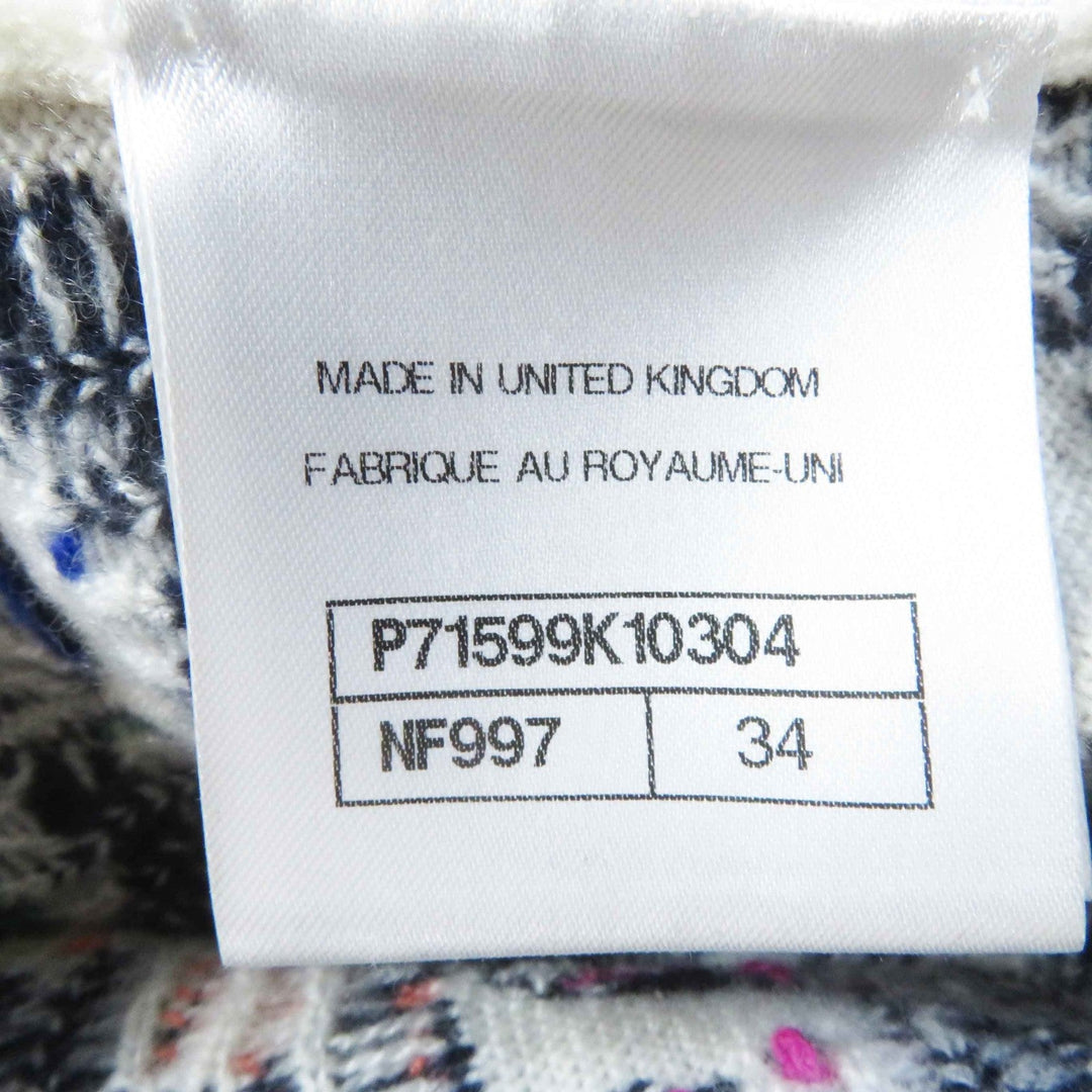 CHANEL knit P71599 Main: 100% cashmere, part: 99% cashmere, part: 1% elastane Multi Women 34 Used Authentic