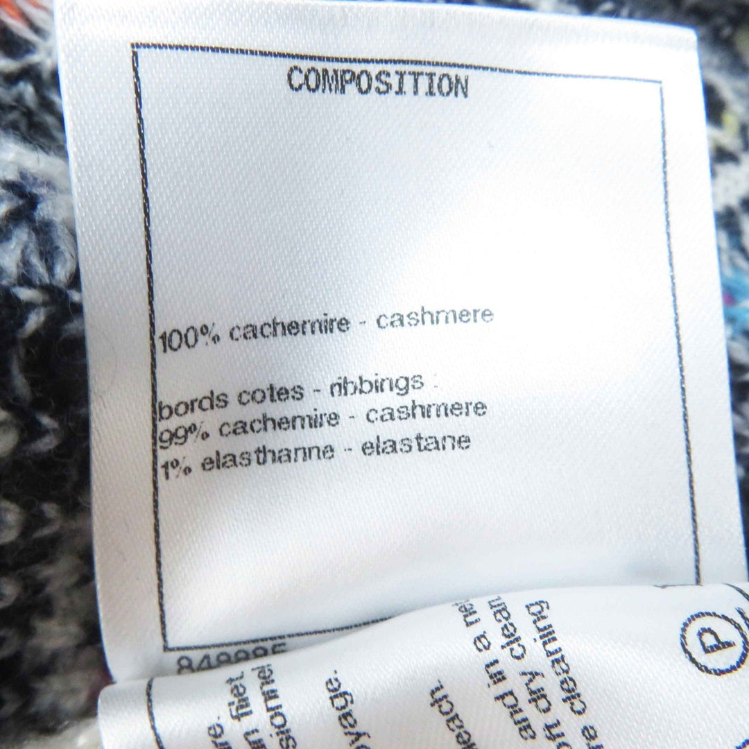 CHANEL knit P71599 Main: 100% cashmere, part: 99% cashmere, part: 1% elastane Multi Women 34 Used Authentic