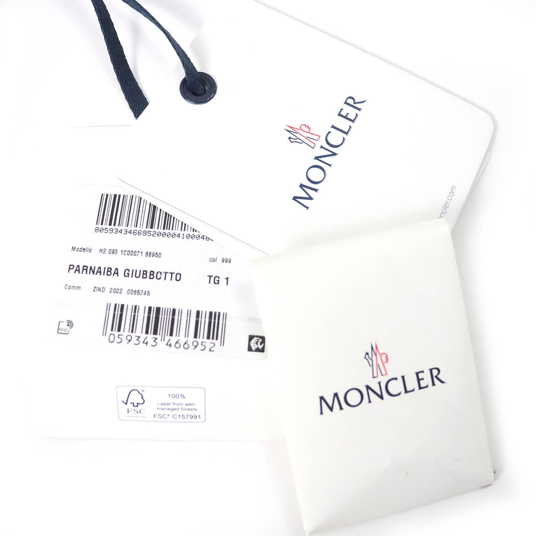 MONCLER down coat Outer: 100% polyamide (nylon), Lining: 100% polyamide (nylon), Filling: 90% down, Filling: 10% feather black PARNAIBA Women 1 Used Authentic