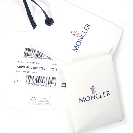 MONCLER down coat Outer: 100% polyamide (nylon), Lining: 100% polyamide (nylon), Filling: 90% down, Filling: 10% feather black PARNAIBA Women 1 Used Authentic