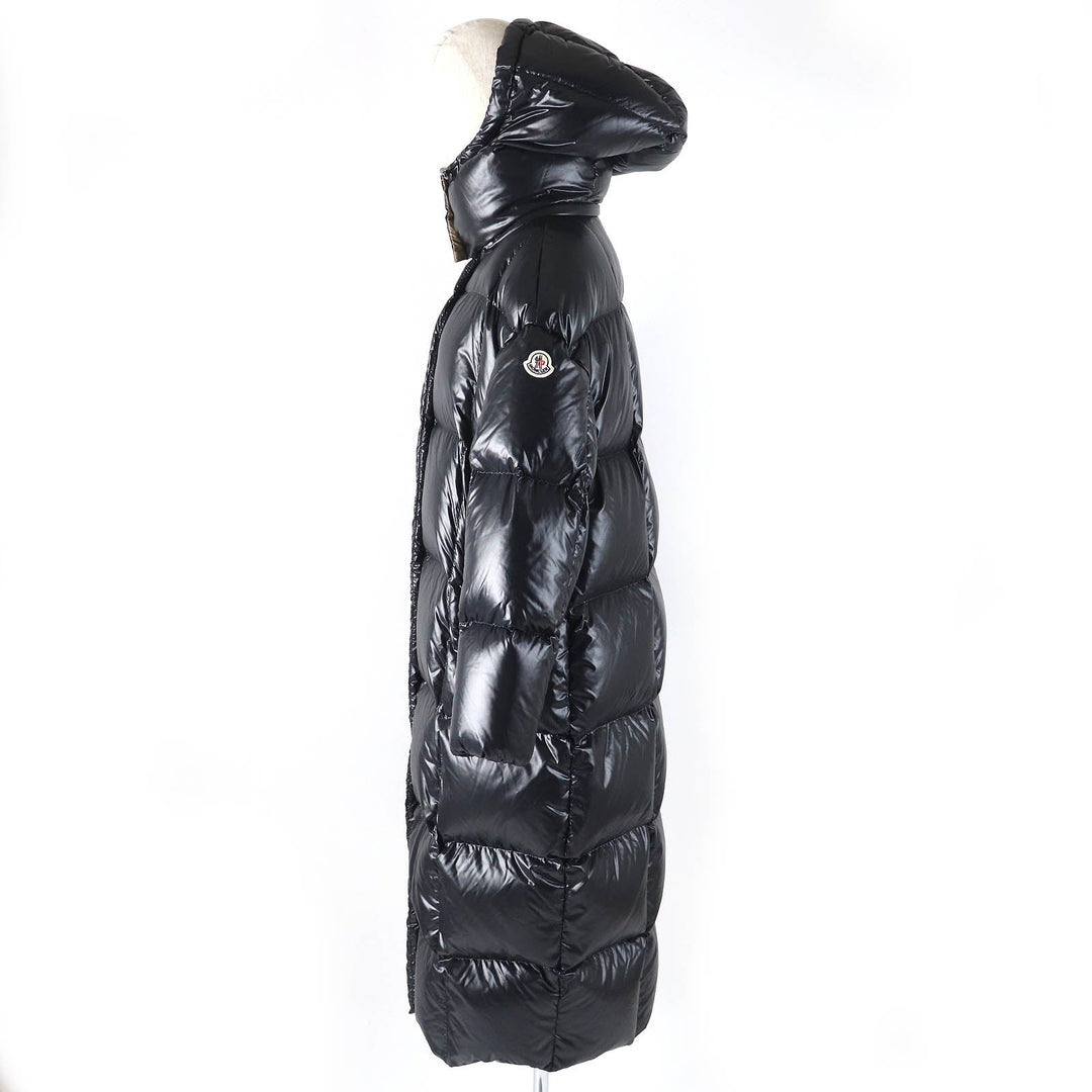 MONCLER down coat Outer: 100% polyamide (nylon), Lining: 100% polyamide (nylon), Filling: 90% down, Filling: 10% feather black PARNAIBA Women 1 Used Authentic