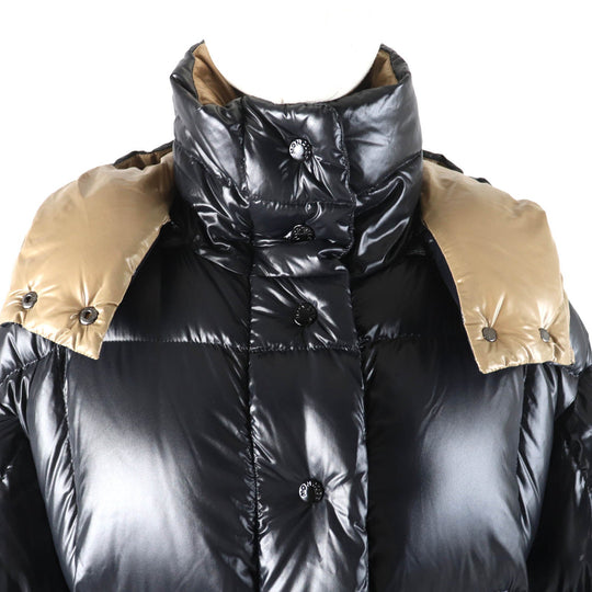 MONCLER down coat Outer: 100% polyamide (nylon), Lining: 100% polyamide (nylon), Filling: 90% down, Filling: 10% feather black PARNAIBA Women 1 Used Authentic