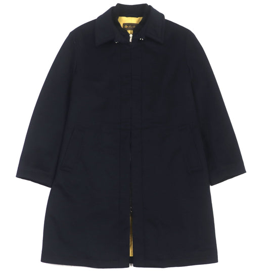 Loro Piana coat Outer: 100% cashmere, Filling: 100% polyester, Lining: 100% polyester Dark navy mens 50 Used Authentic