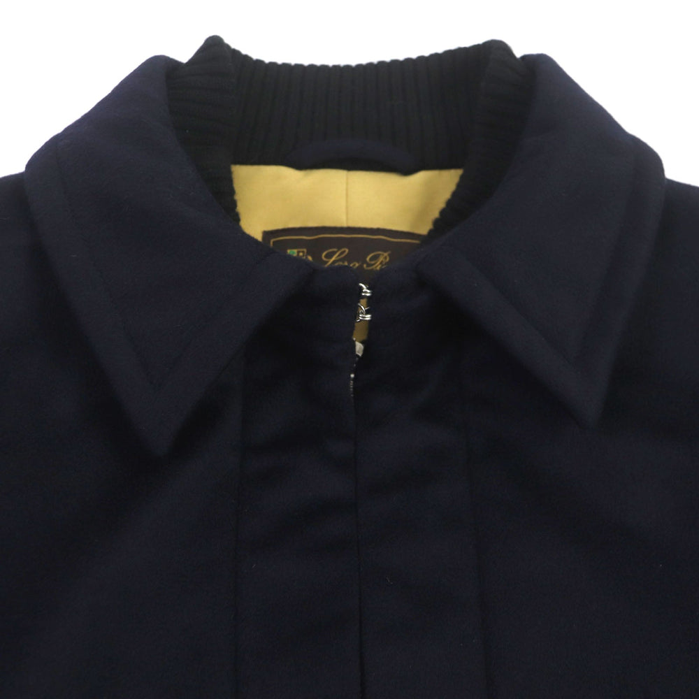 Loro Piana coat Outer: 100% cashmere, Filling: 100% polyester, Lining: 100% polyester Dark navy mens 50 Used Authentic