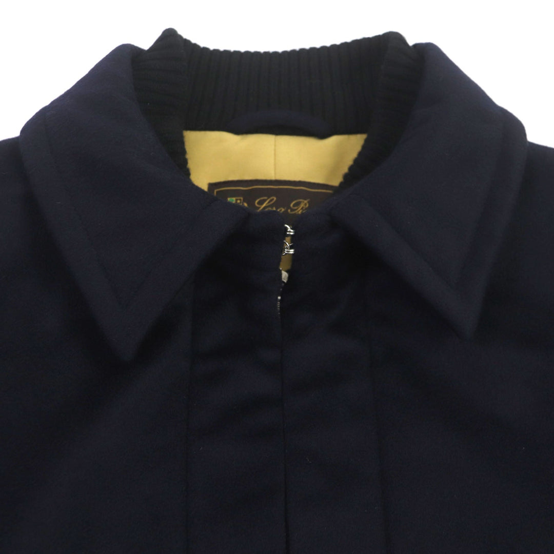 Loro Piana coat Outer: 100% cashmere, Filling: 100% polyester, Lining: 100% polyester Dark navy mens 50 Used Authentic