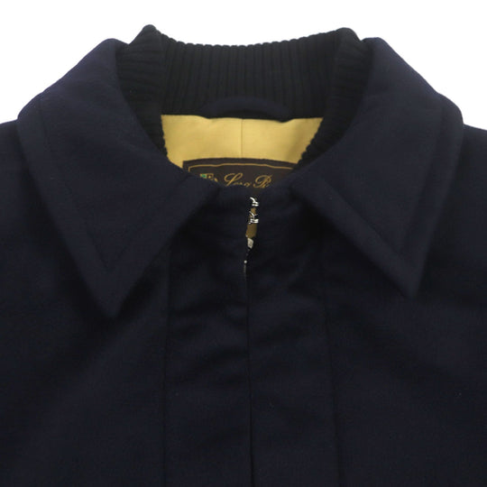 Loro Piana coat Outer: 100% cashmere, Filling: 100% polyester, Lining: 100% polyester Dark navy mens 50 Used Authentic