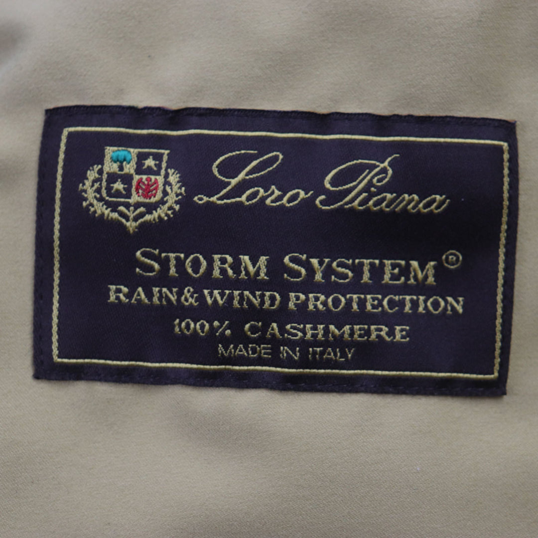 Loro Piana coat Outer: 100% cashmere, Filling: 100% polyester, Lining: 100% polyester Dark navy mens 50 Used Authentic