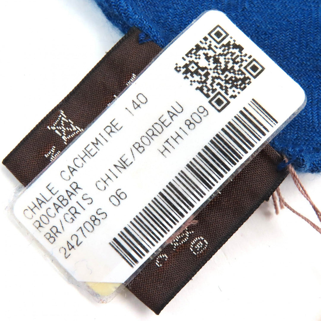 HERMES scarf 242708S Main: 70% cashmere, Main: 30% silk Brown ROCABAR Women Used Authentic