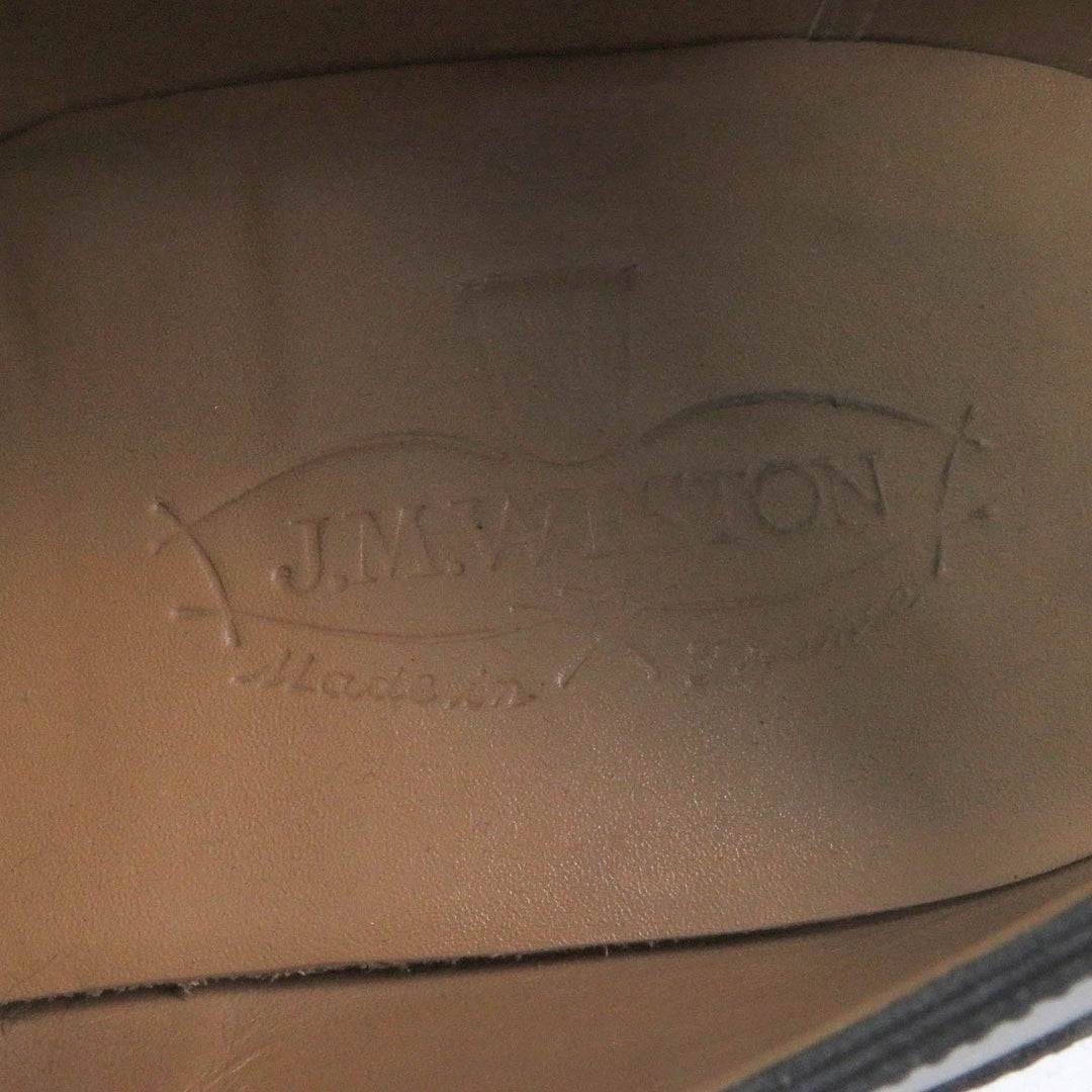 J.M WESTON Leather shoes 641 Main: Leather black GOLF mens 8/ E Used Authentic