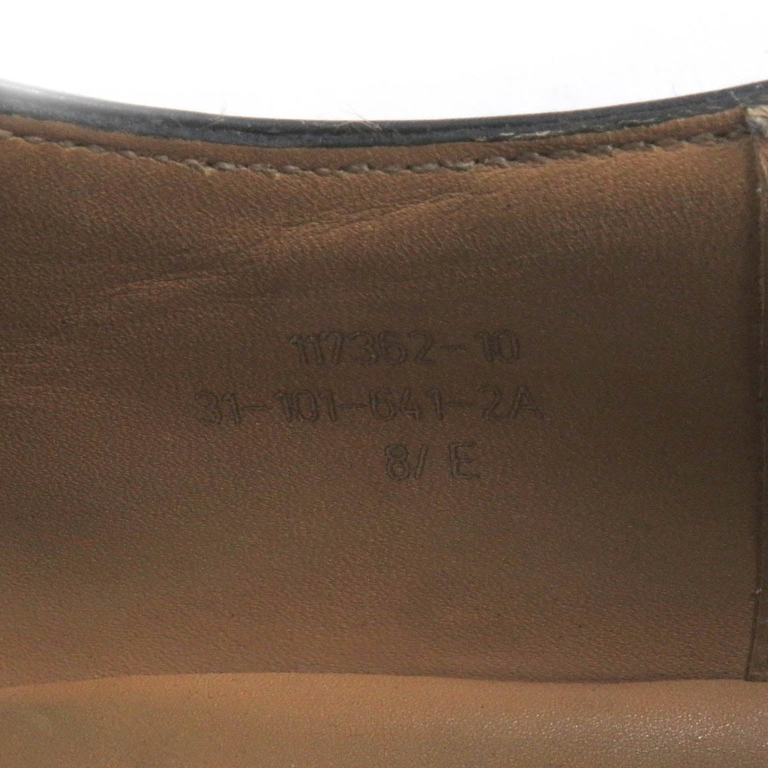 J.M WESTON Leather shoes 641 Main: Leather black GOLF mens 8/ E Used Authentic
