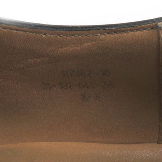 J.M WESTON Leather shoes 641 Main: Leather black GOLF mens 8/ E Used Authentic