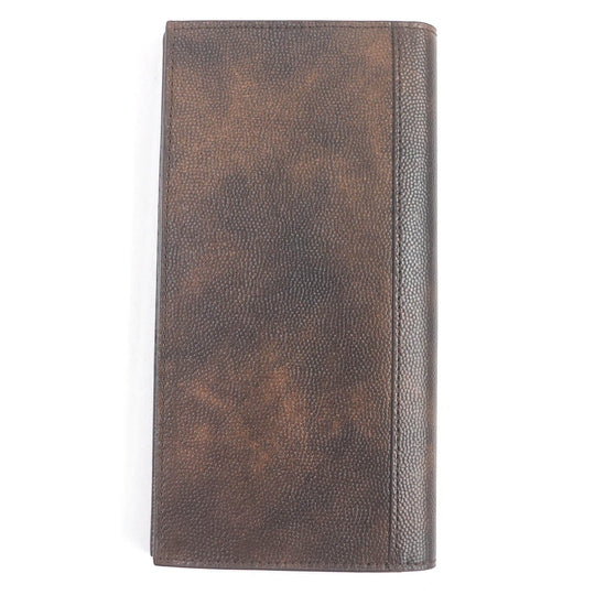John Lobb Long Wallet Purse Main: Leather Brown CAVIA YEN WALLET mens Used Authentic