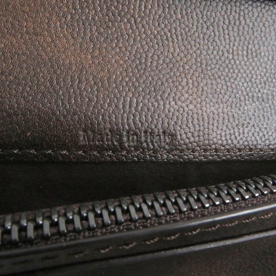 John Lobb Long Wallet Purse Main: Leather Brown CAVIA YEN WALLET mens Used Authentic