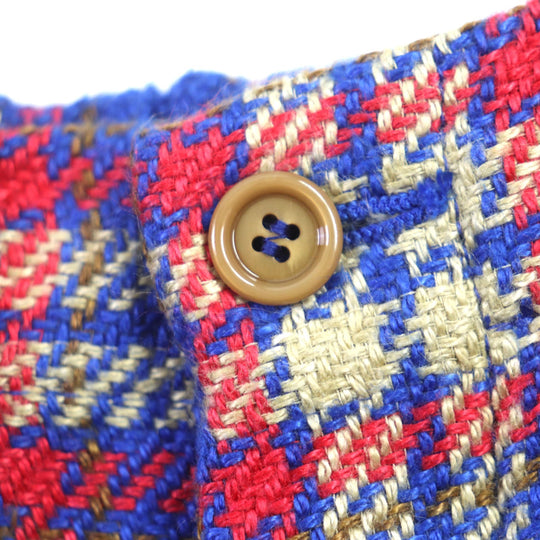 GUCCI Shorts 630590 Outer material: 93% linen, Outer material: 7% cotton, Part: 60% polyester, Part: 40% acrylic blue multi mens 44 Used Authentic