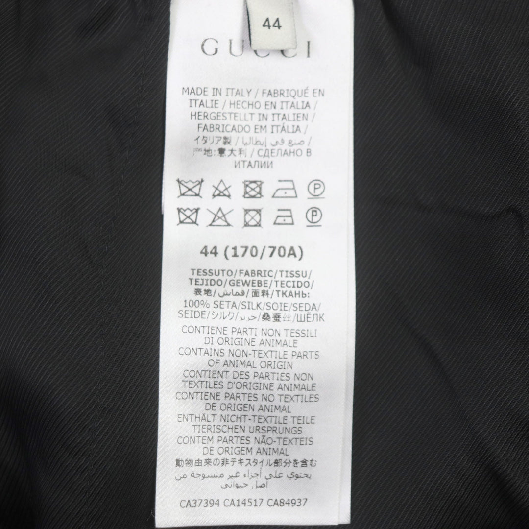 GUCCI Shorts 624399 Main: 100% silk Black pink mens 44 Used Authentic