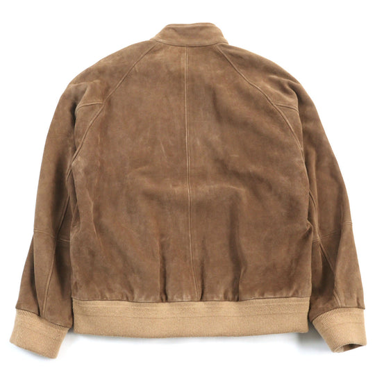 GUCCI Blouson 573544 Outer: goat leather, part: 94% wool, part: 5% nylon, part: 1% polyurethane, lining: 100% rayon Brown mens 46 Used Authentic