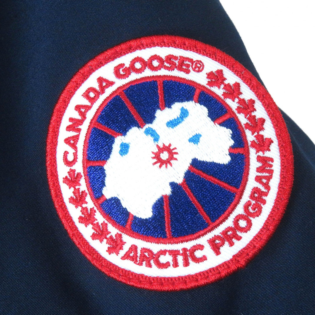 CANADA GOOSE down coat 6660LA Outer: 85% polyester, Outer: 15% cotton, Lining: 100% nylon, Filling: 80% down, Filling: 20% feather Navy blue TRILLIUM PARKA Trillium Hoodie Women S Used Authentic