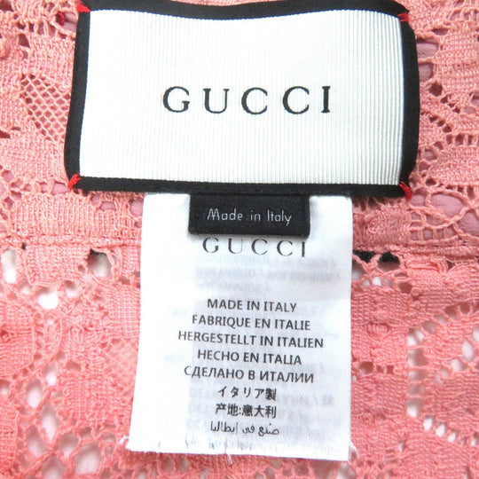 GUCCI skirt Outer: 90% wool, Outer: 9% nylon, Outer: 1% polyurethane, Part: 90% silk, Part: 10% elastane pink Women 40 Used Authentic