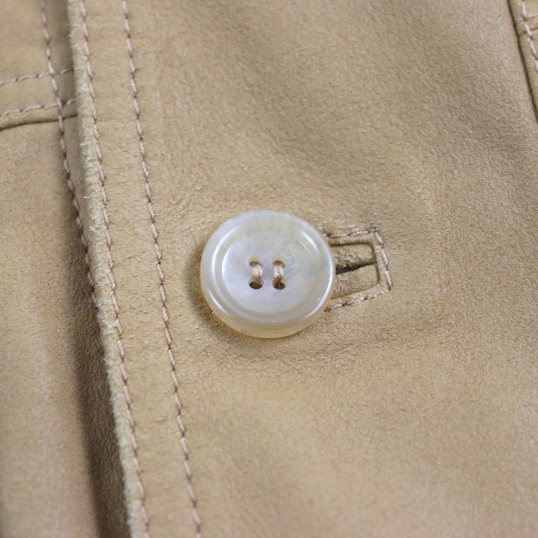 GUCCI Blouson 567428 Outer: goat leather, part: 88% wool, part: 10% nylon, part: 2% polyurethane, lining: 68% rayon Camel type mens 46 Used Authentic