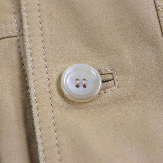GUCCI Blouson 567428 Outer: goat leather, part: 88% wool, part: 10% nylon, part: 2% polyurethane, lining: 68% rayon Camel type mens 46 Used Authentic