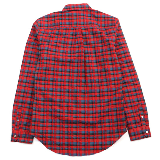 LOUIS VUITTON Long sleeve shirt H4SH10SNP Main: 100% silk Red type mens XS Used Authentic