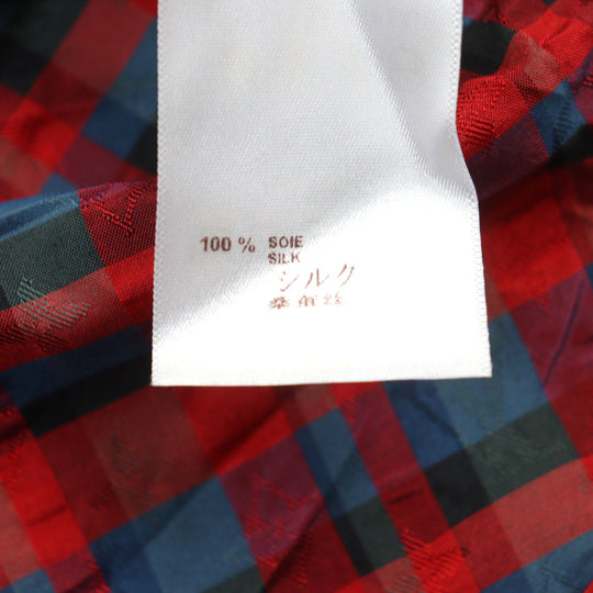 LOUIS VUITTON Long sleeve shirt H4SH10SNP Main: 100% silk Red type mens XS Used Authentic