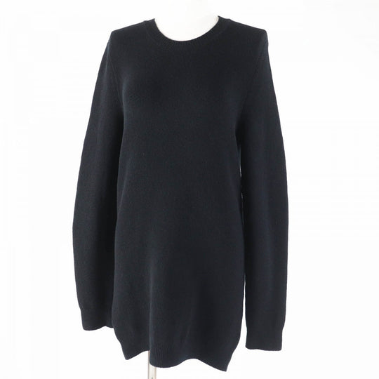 PRADA knit Main: 95% cashmere, Main: 4% polyamide, Main: 1% elastane black Women 42 Used Authentic