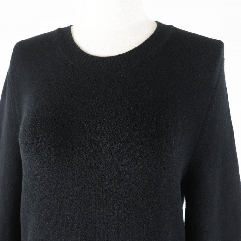PRADA knit Main: 95% cashmere, Main: 4% polyamide, Main: 1% elastane black Women 42 Used Authentic