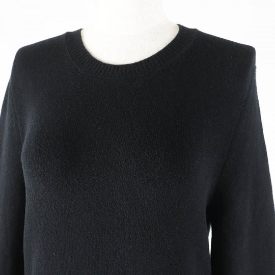 PRADA knit Main: 95% cashmere, Main: 4% polyamide, Main: 1% elastane black Women 42 Used Authentic