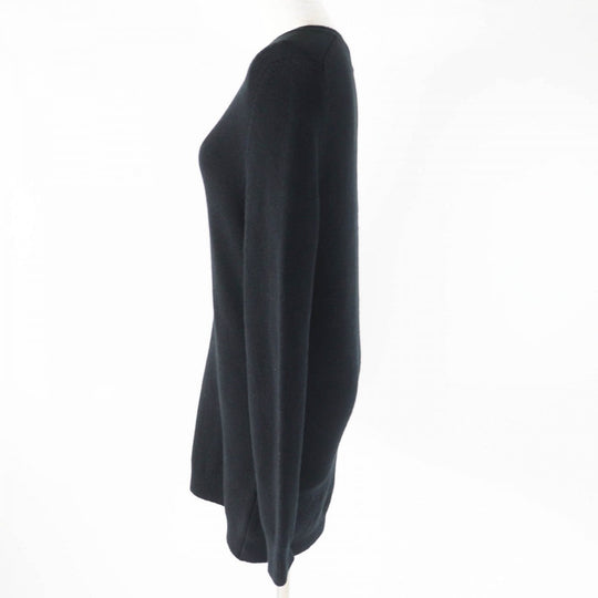 PRADA knit Main: 95% cashmere, Main: 4% polyamide, Main: 1% elastane black Women 42 Used Authentic
