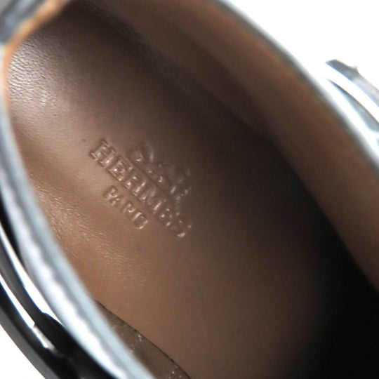 HERMES boots 162133Z Main: Leather black Neo Women 37 Used Authentic