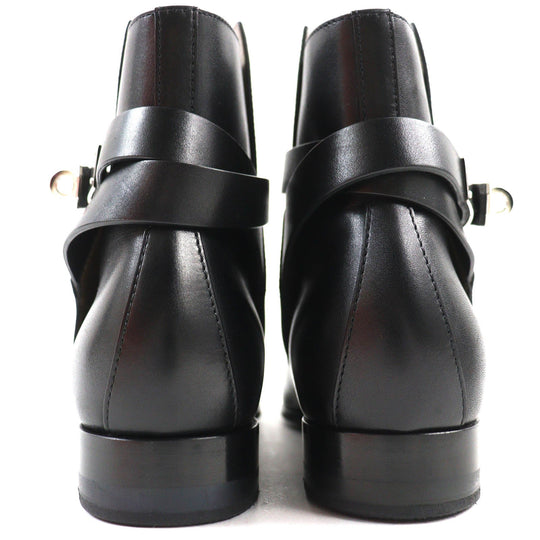HERMES boots 162133Z Main: Leather black Neo Women 37 Used Authentic