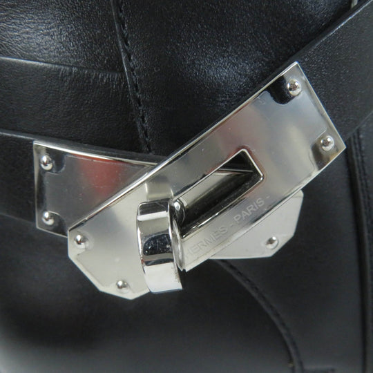 HERMES short boots 162133Z Main: Leather black Neo Women 37 Used Authentic