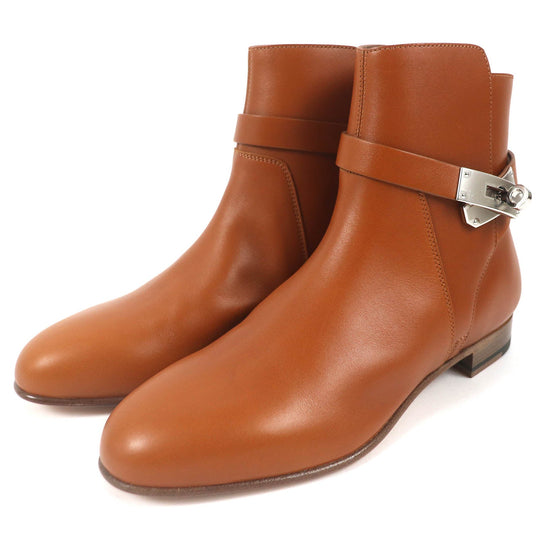 HERMES short boots 202255Z Main: Leather natural Neo Women 37 Used Authentic