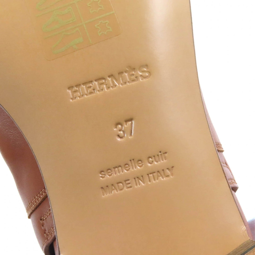 HERMES short boots 202255Z Main: Leather natural Neo Women 37 Used Authentic