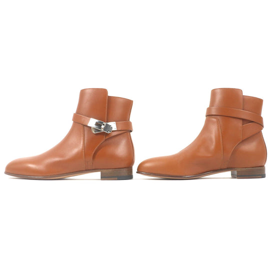 HERMES short boots 202255Z Main: Leather natural Neo Women 37 Used Authentic